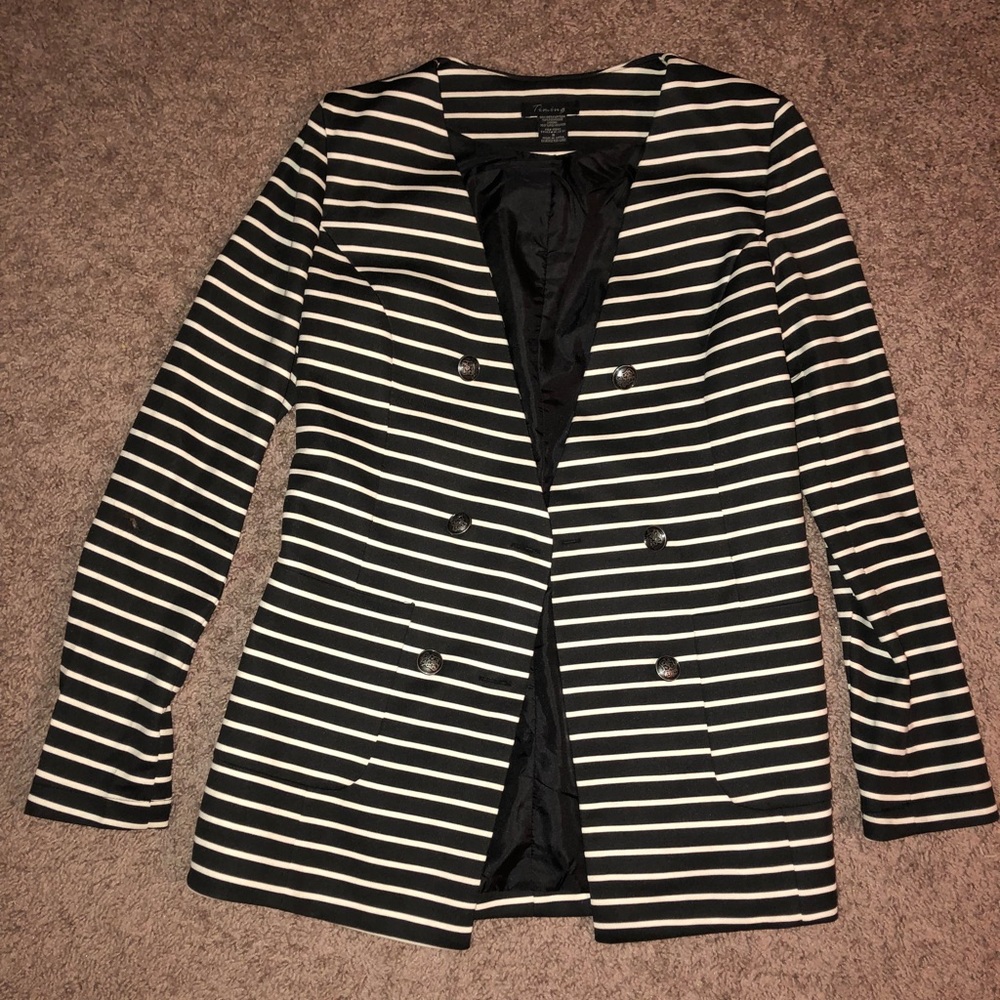 Striped Blazer